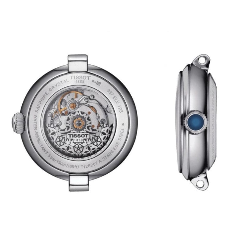 Tissot Bellissima Automatic Silver Dial Silver Steel Strap Watch For Women - T126.207.11.013.00