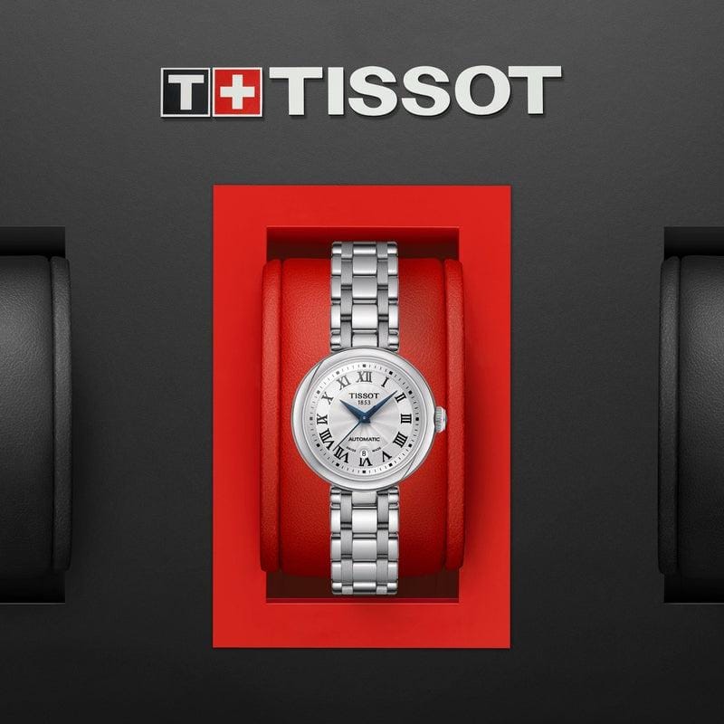 Tissot Bellissima Automatic Silver Dial Silver Steel Strap Watch For Women - T126.207.11.013.00
