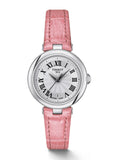 Tissot Bellissima Small Lady Silver Dial Pink Leather Strap Watch For Women - T126.010.16.013.01