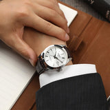 Tissot Gentleman Powermatic 80 Silicium Silver Dial Brown Leather Strap Watch For Men - T127.407.16.031.01