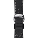 Tissot Gentleman Black Dial Black Leather Strap Watch For Men - T127.410.16.051.00