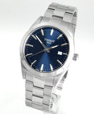 Tissot Gentleman Quartz Blue Dial Silver Steel Strap Watch For Men - T127.410.11.041.00