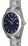 Tissot Gentleman Quartz Blue Dial Silver Steel Strap Watch For Men - T127.410.11.041.00