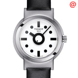 Tissot Heritage Memphis Lady White Dial Black Rubber Strap Watch For Women - T120.210.17.011.00