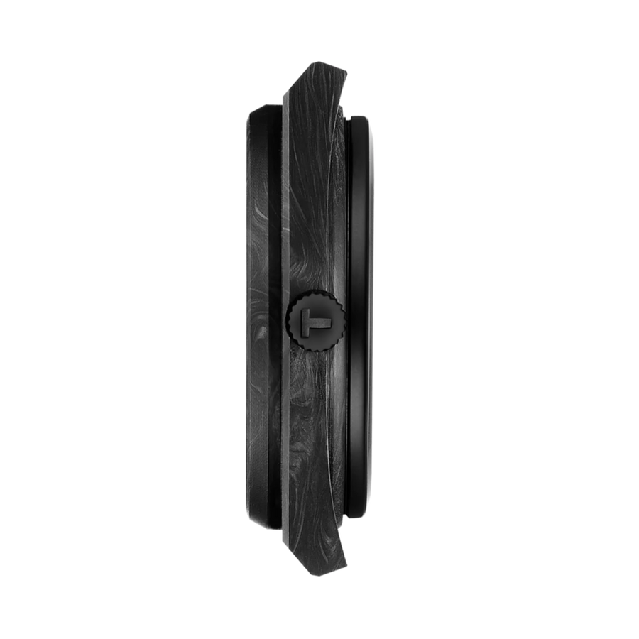 Tissot PRX Powermatic 80 Carbon Black Dial Black Rubber Strap Watch for Men - T137.907.97.201.00
