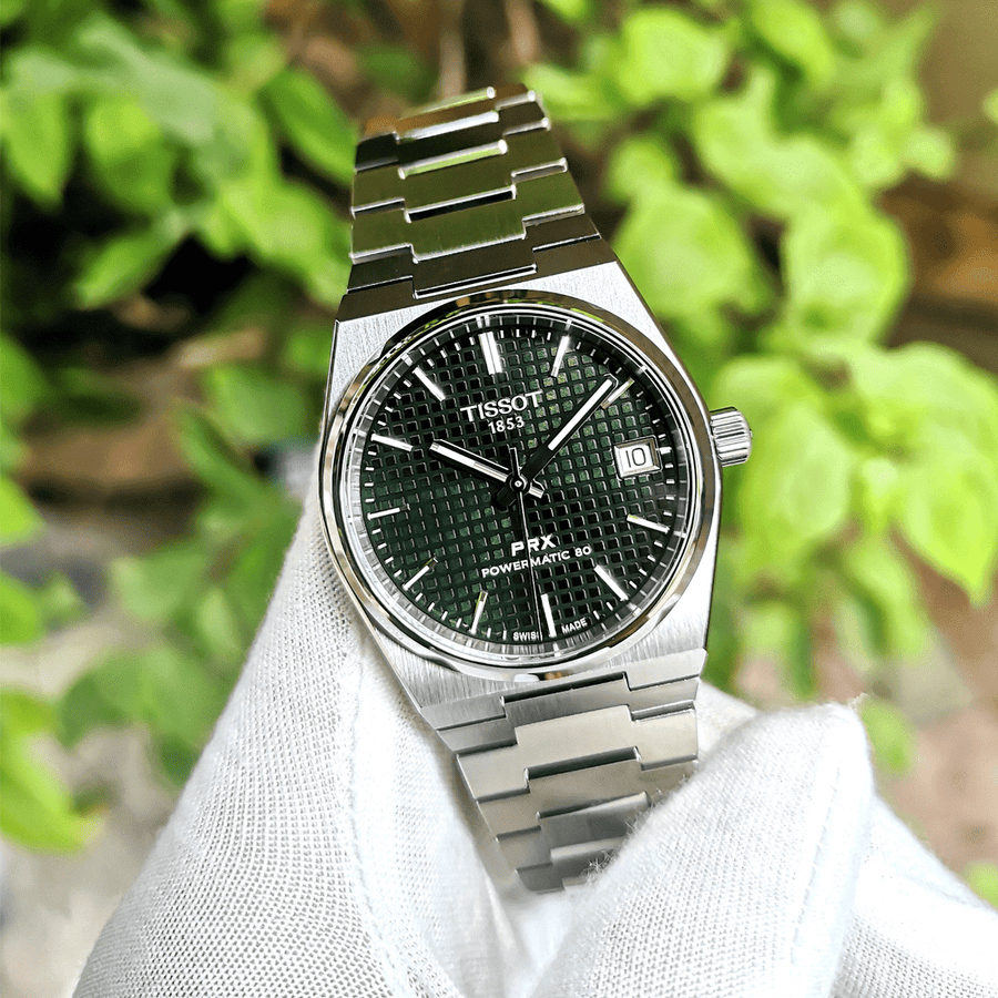 Tissot PRX Powermatic 80 Green Dial Watch