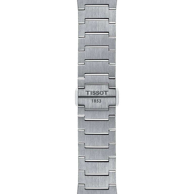 Tissot PRX Powermatic 80 Black Dial Silver Steel Strap Watch For Men - T137.407.11.051.00