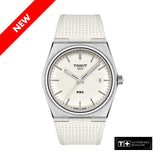 Tissot PRX 40 Quartz White Dial White Leather Strap Watch For Men -  T137.410.17.011.00