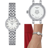 Tissot T Lovely Mother of Pearl Dial Silver Steel Strap Watch for Women - T140.009.11.111.00