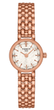 Tissot Lovely Mother of Pearl Dial Rose Gold Steel Strap Watch for Women - T140.009.33.111.00