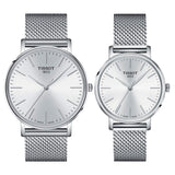 Tissot Everytime Gent Silver Dial Silver Mesh Bracelet Watch for Men - T143.410.11.011.00