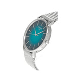 Tissot Everytime Gent Green Dial Silver Mesh Bracelet Watch for Men - T143.410.11.091.00