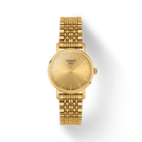 Tissot Everytime Lady Gold Dial Gold Mesh Bracelet Watch for Women - T143.210.33.021.00