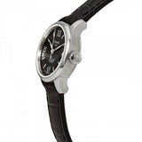 Tissot Le Locle Automatic Lady Black Dial Black Leather Strap Watch for Women - T41.1.123.57