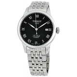 Tissot T Classic Le Locle Automatic Black Dial Silver Steel Strap Watch For Women - T41.1.483.53