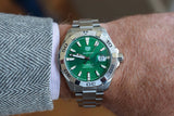 Tag Heuer Aquaracer Green Dial Watch for Men - WAY2015.BA0927