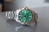 Tag Heuer Aquaracer Green Dial Watch for Men - WAY2015.BA0927