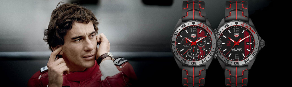 TAG Heuer Ayrton Senna watch banner