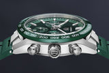 Tag Heuer Carrera Chronograph 44mm Green Dial Green Steel Strap Watch for Men - CBN2A1N.FT6238