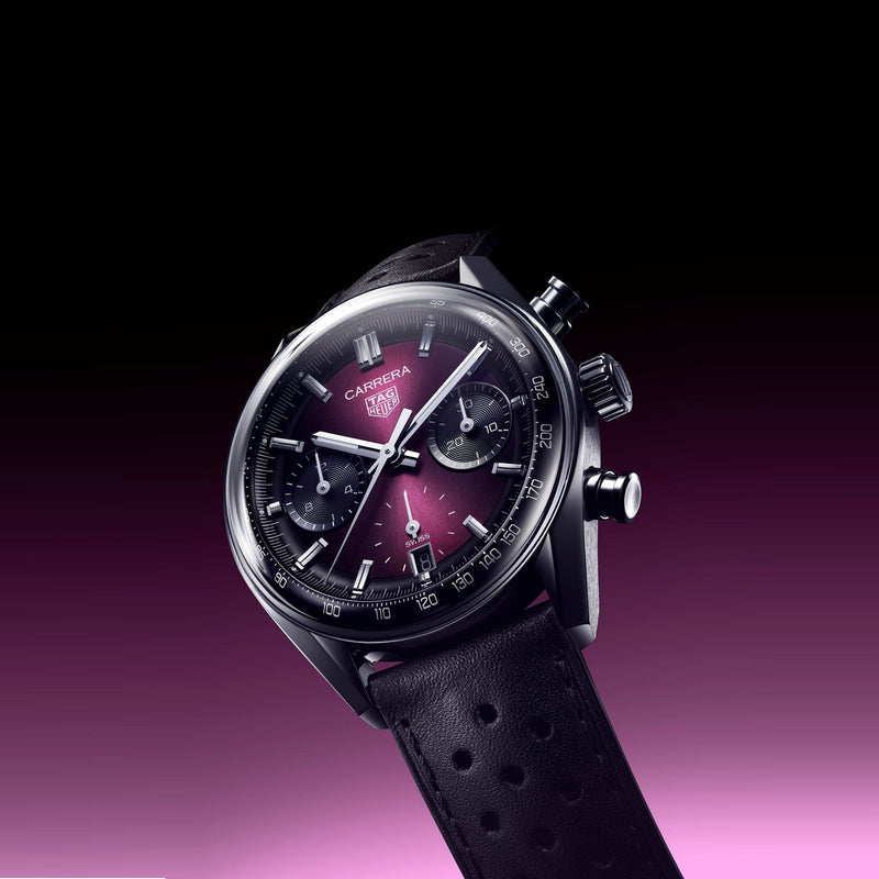TAG Heuer Carrera Chronograph Purple Watch