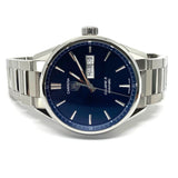 Tag Heuer Carrera Automatic 41mm Blue Dial Silver Steel Strap Watch for Men - WAR201E.BA0723