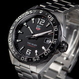 Tag Heuer Formula 1 Quartz 41mm Black Dial Silver Steel Strap Watch for Men - WAZ1110.BA0875