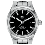 Tag Heuer Link Quartz Black Dial Silver Steel Strap Watch for Women - WBC2110.BA0603