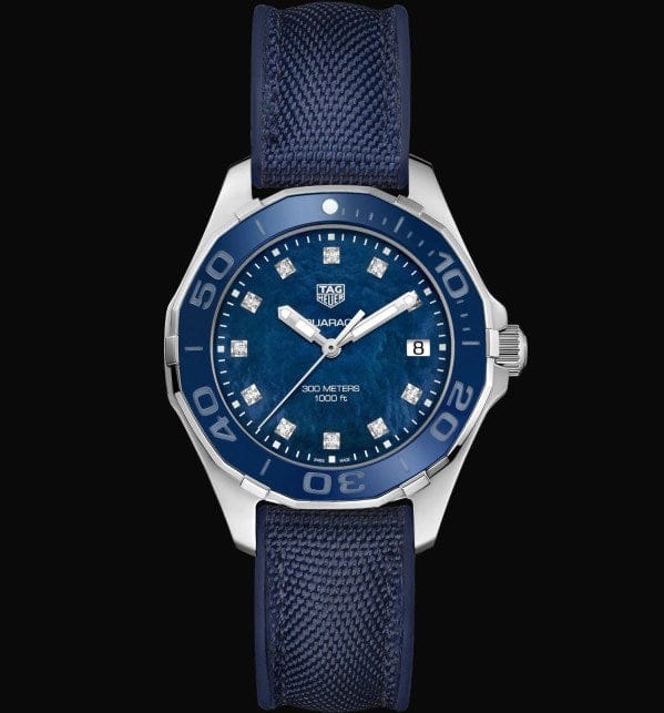 Tag Heuer Aquaracer Blue Mother of Pearl Dial  Watch for Women - WAY131L.FT6091