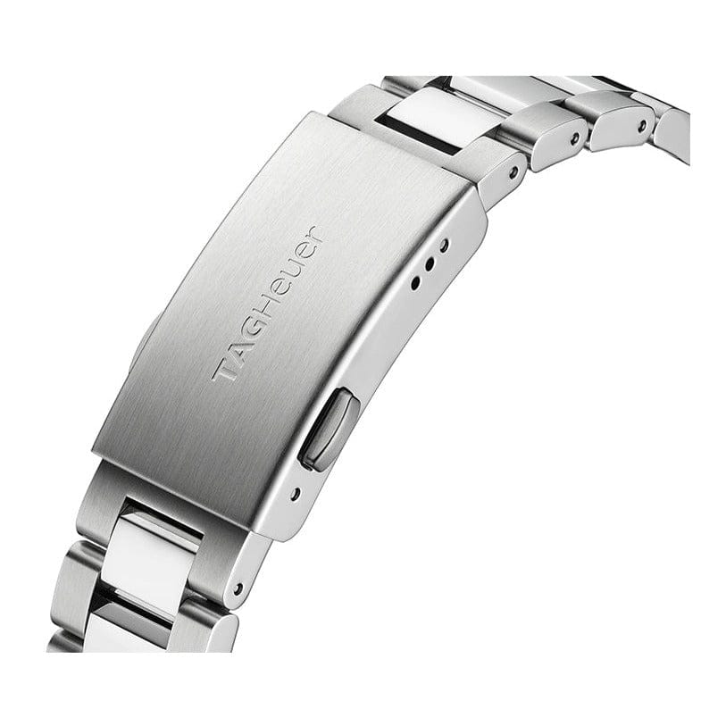Tag Heuer Aquaracer Diamonds Blue Dial Silver Steel Strap Watch for Women - WAY131L.BA0748