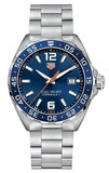 Tag Heuer Formula 1 Quartz 43mm Blue Dial Silver Steel Strap Watch for Men - WAZ1010.BA0842