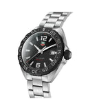 Tag Heuer Formula 1 Quartz 41mm Black Dial Silver Steel Strap Watch for Men - WAZ1110.BA0875