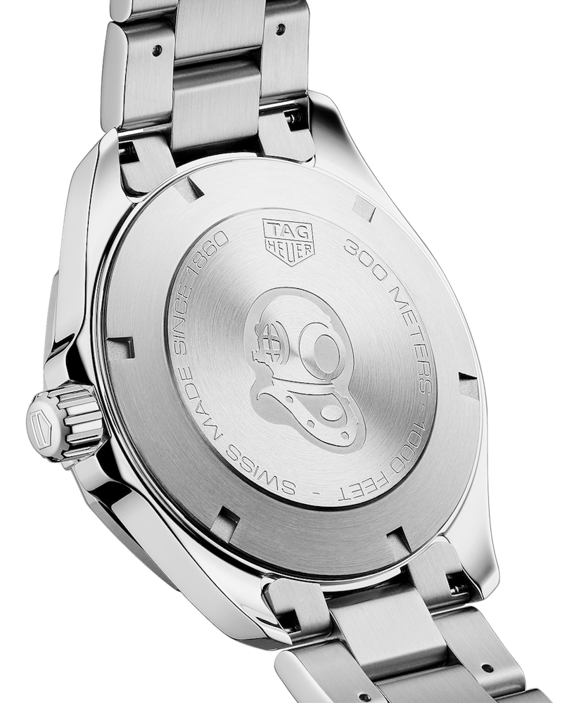 Tag Heuer Aquaracer Calibre 5 Grey Dial Silver Steel Strap Watch for Men - WBD2113.BA0928
