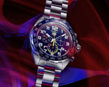 Tag Heuer Formula 1 x Red Bull Racing Chronograph Blue Dial Silver Steel Strap Watch for Men - CAZ101AL.BA0842