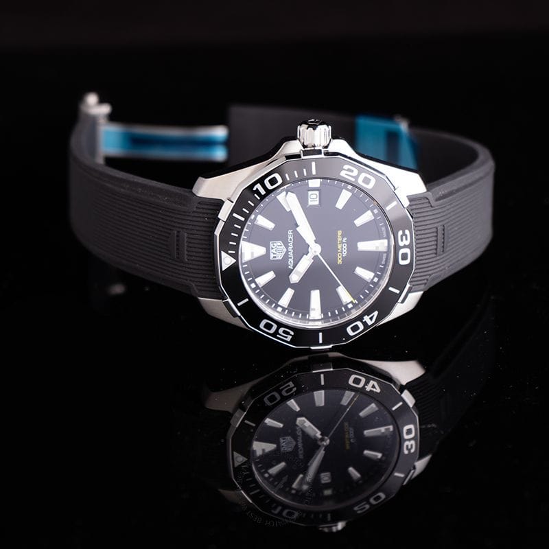 Tag Heuer Aquaracer Black Dial Watch for Men - WAY111A.FT6151