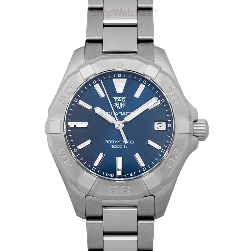 Tag Heuer Aquaracer Quartz Blue Dial Silver Steel Strap Watch for Women - WBD1312.BA0740