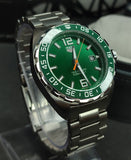 Tag Heuer Formula 1 Men’s Quartz Swiss Made Silver Stainless Steel Green Dial 43mm Watch WAZ1017.BA0842