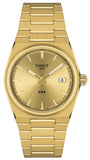 Tissot PRX Quartz Gold Dial Gold Steel Strap Watch for Men - T137.210.33.021.00