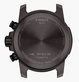 Tissot Supersport Chrono Black Dial Brown Leather Strap Watch for Men - T125.617.36.051.01