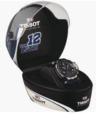 Tissot T Race Chronograph Blue Dial Blue Silicon Strap Watch For Men - T115.417.37.041.00