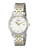 Tissot T Classic Tradition White Dial Two Tone Mesh Bracelet Watch for Women - T063.210.22.037.00