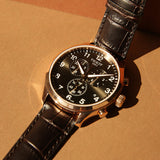 Tissot T Sport Chrono XL Classic Brown Dial Brown Leather Strap Watch For Men - T116.617.36.057.01