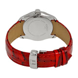 Tissot Couturier White Dial Red Leather Watch For Women - T035.210.16.011.01