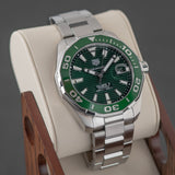 Tag Heuer Aquaracer Green Dial Watch for Men - WAY201S.BA0927