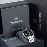 Tag Heuer Aquaracer Green Dial Watch for Men - WAY201S.BA0927