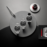 Tudor Black Bay Black Dial Silver Steel Strap Watch for Men - M7941A1A0NU-0003