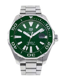 Tag Heuer Aquaracer Green Dial Watch for Men - WAY201S.BA0927