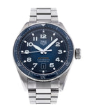 Tag Heuer Autavia Automatic 42mm Blue Dial Silver Steel Strap Watch for Men - WBE5116.EB0173