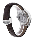 Tag Heuer Carrera Calibre 5 Automatic 41mm White Dial Brown Leather Strap Watch for Men - WAR201B.FC6291