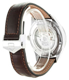 Tag Heuer Carrera Calibre 5 Automatic White Dial Brown Leather Strap Watch for Men - WAR201D.FC6291