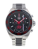 Tag Heuer Formula 1 Max Verstappen Limited Edition 43mm Grey Dial Two Tone Steel Strap Watch for Gents - CAZ101U.BA0843